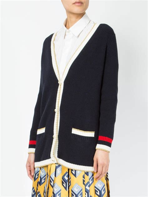 gucci loved cardigan|Gucci cardigan for women.